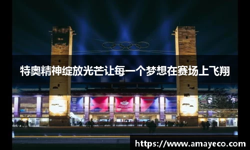 特奥精神绽放光芒让每一个梦想在赛场上飞翔